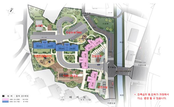 (가칭)천곡지역주택조합 사업개요 조감도