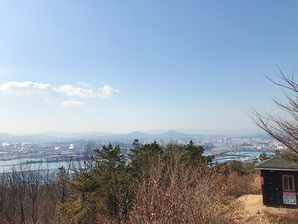 동축산 정상(염포개항기념공원)