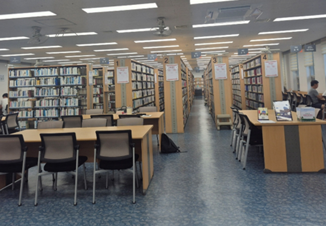 중앙도서관 리모델링 사업 현장사진-2층 종합자료실