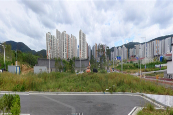 송정택지지구 공영주차장 조성 현장사진