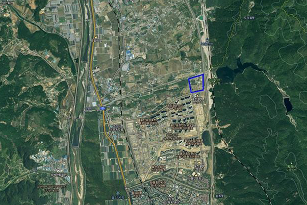 울산의료원 건립 위치도