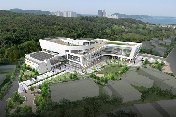 울산미래교육관 건립 조감도