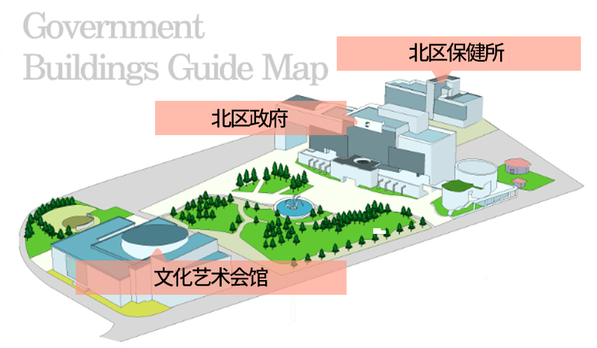 Goverment Building Guide Map