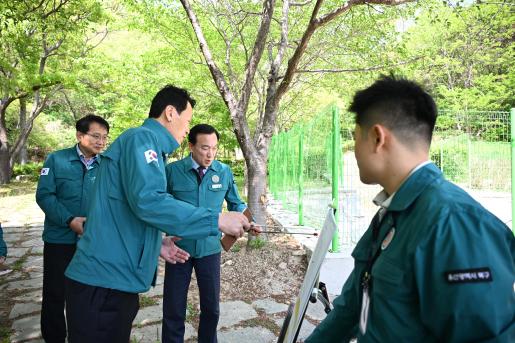 양정경로당 주변 상습침수 개선사업 완공 현장 점검