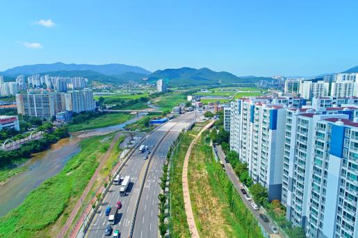 (자료사진)-도시숲 조성-협성노블리스앞 2024.8.23
