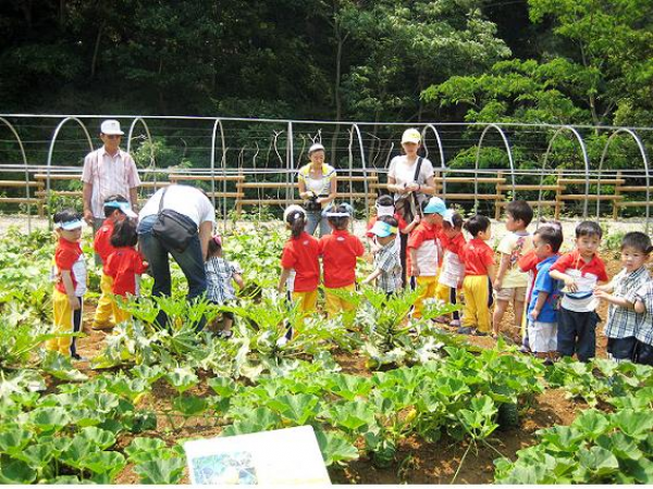 농소1동 어린이 자연학습체험장, ‘사랑의 모 심기’ 행사