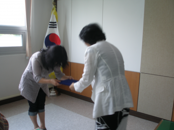 농소3동 제18통장 위촉장 수여
