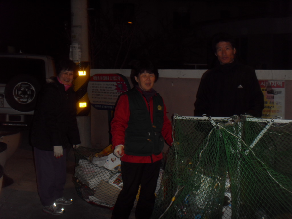 자생단체 화요야간 환경단속(12/7)