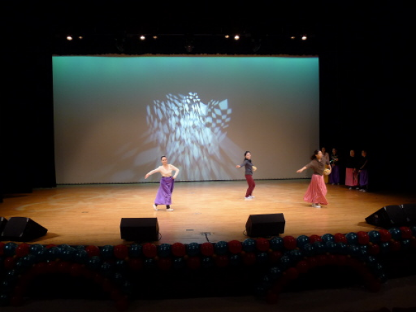 한국무용 리허설(2010 주민자치센터 발표회-2)