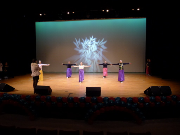 한국무용 리허설(2010 주민자치센터 발표회-3)
