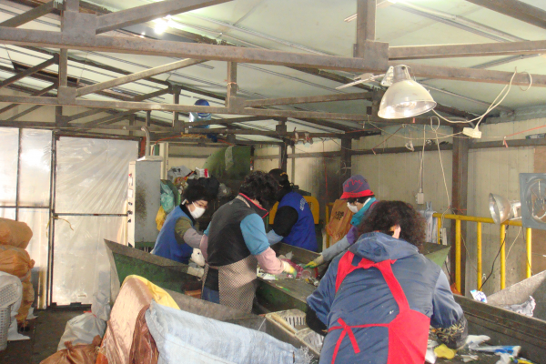 바르게살기위원회 재활용품 선별장 현장체험(3/18)