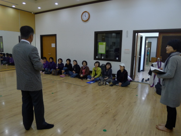 찾아가는 수강생 환경인사 겸 간담회 실시