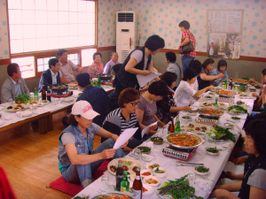 수강생과 주민자치위원과의 간담회