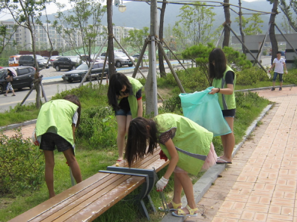 110723~0724 송정동, 여름방학 맞이 청소년 환경정비 실시