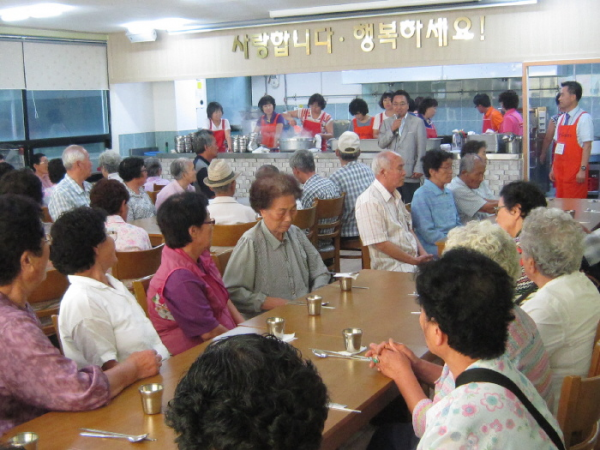 110906 송정동 새마을회 및 동직원 행복발전소 밥퍼 봉사활동