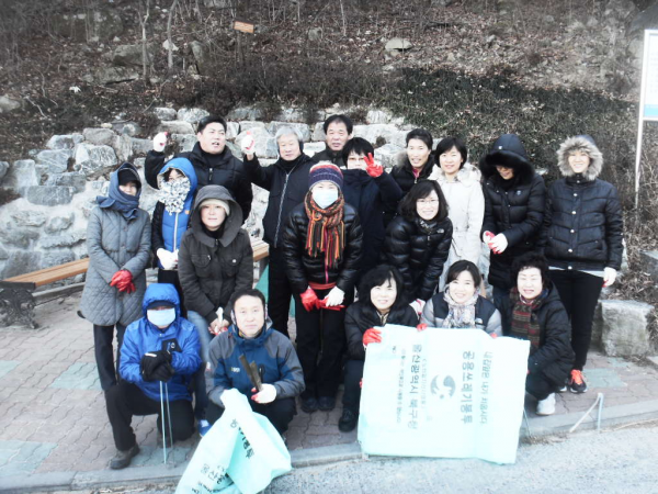 양정동 통정회 찬물내기 약수터 주변 환경정비