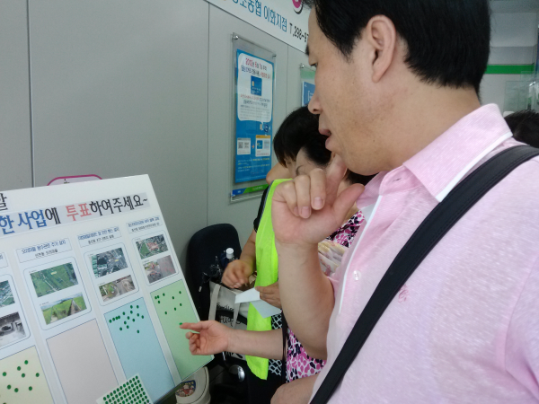 농소2동 주민참여예산 1차 지역토론회 제안사업에 대한『현장방문 및 길거리 설문조사』실시