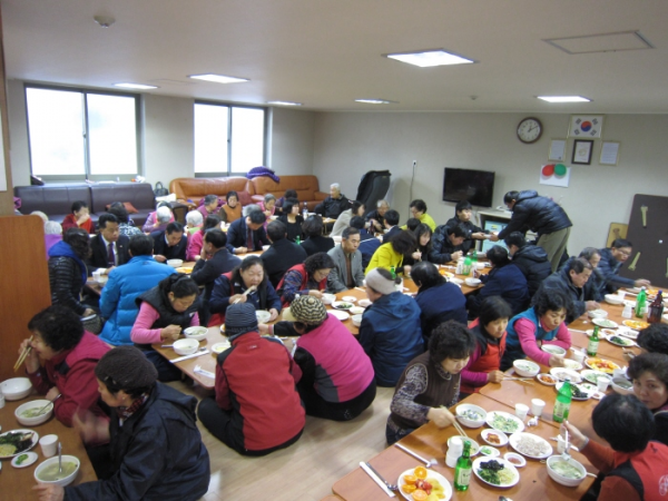 양정힐스테이트(1차) 새해맞이 어르신 떡국 대접