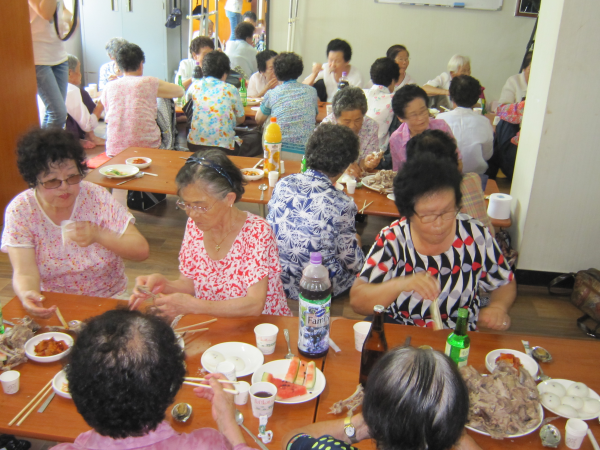 양정동 새마을협의회/부녀회 말복맞이 어르신 백숙 대접