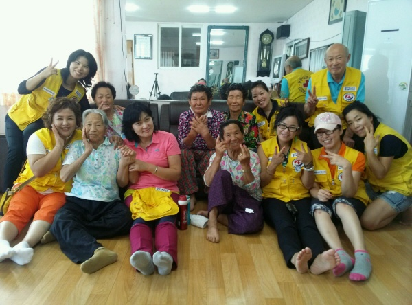 적십자봉사회 시례경로당 이미용 봉사 실시