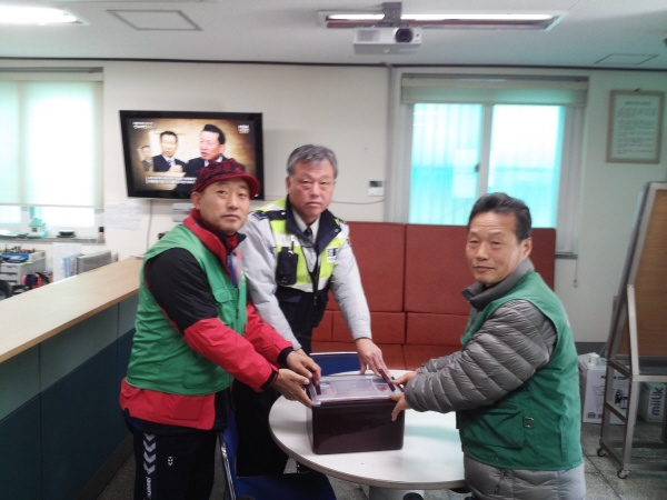 양정파출소 김장김치 전달-양정동새마을협의회