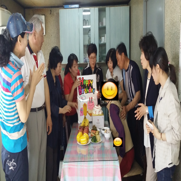 효문동 독거어르신 생신상 차려드리기 행사