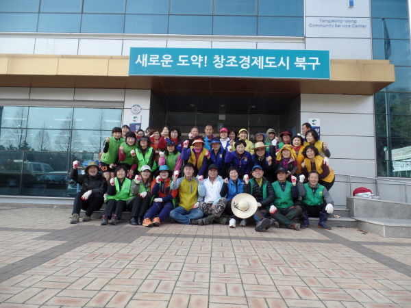 2015년 양정동 나무심기 행사
