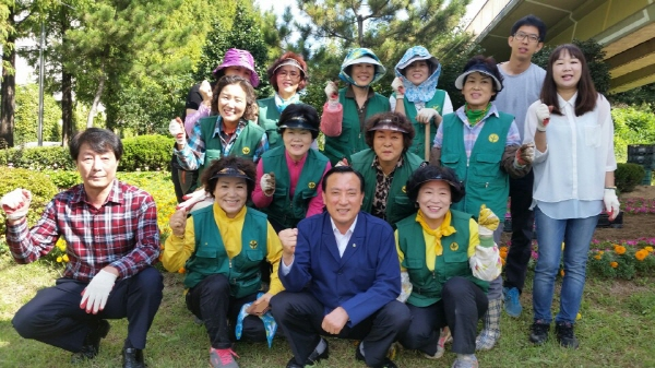 가을초화류 식재