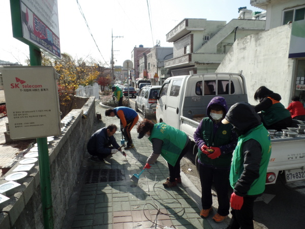 양정초등학교 앞 LED등 설치