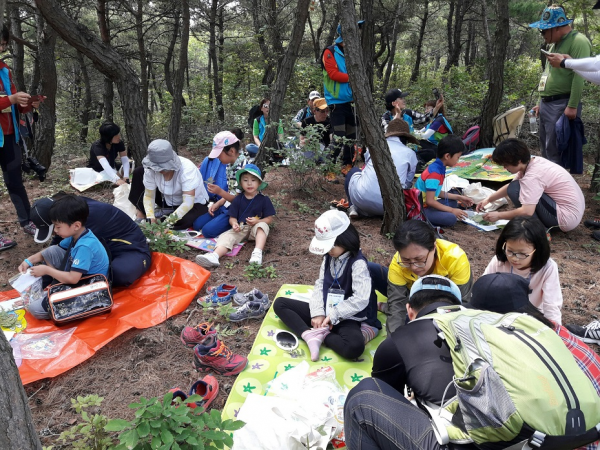 순금산 보물지도 만들기 행사