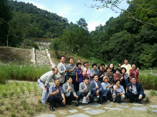 우리동 주민쉼터 조성지 구청장과 현장만남 개최