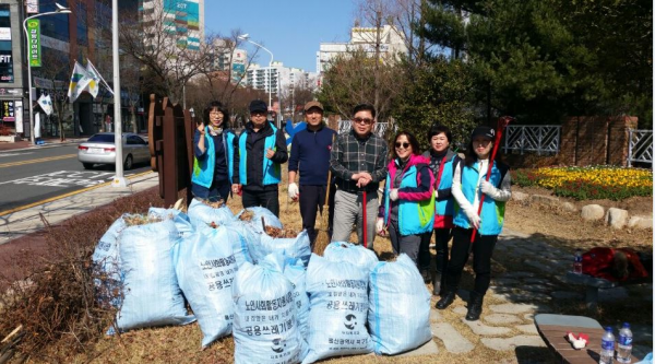 농소3동 새봄맞이 마을 대청소 실시
