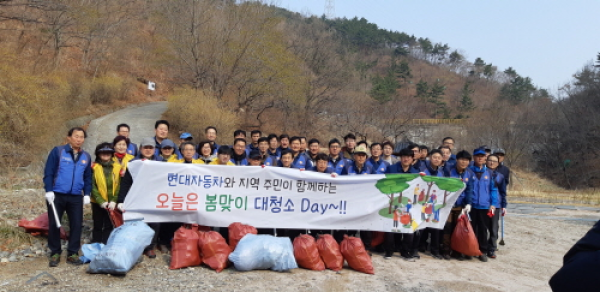 H지역동행 심청골 등산로 환경정비 실시 