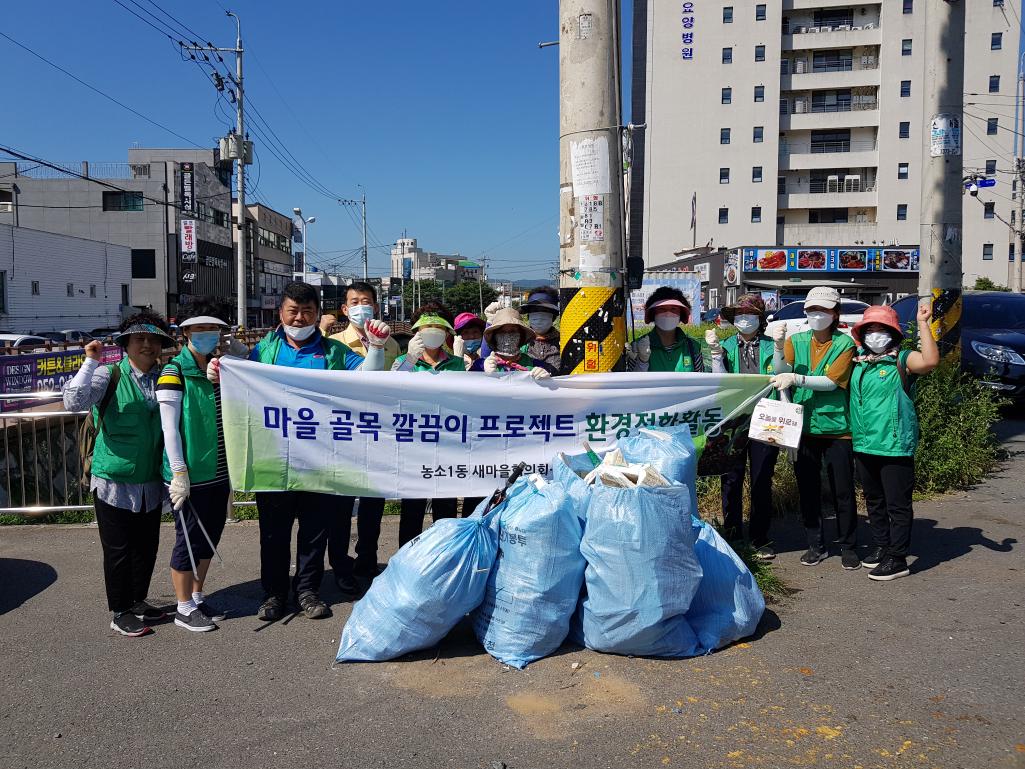 새마을회 8월 마을골목 깔끔이 활동 추진