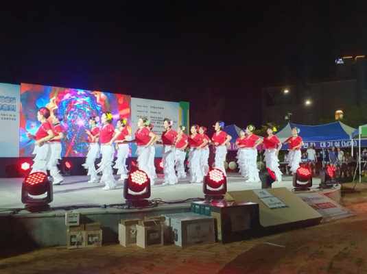 2025년 강동동 주민총회 문화공연행사 참여(라인댄스)