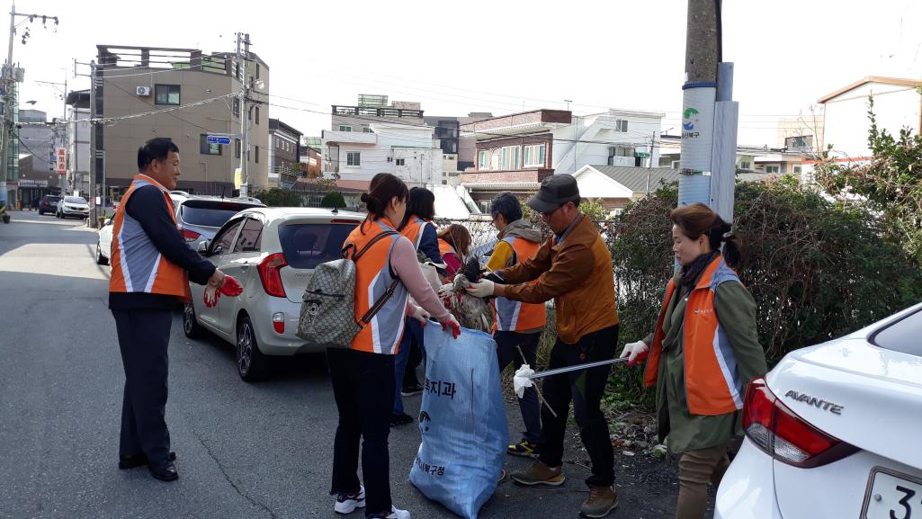 양정동 통정회 골목깔끔이 환경정비