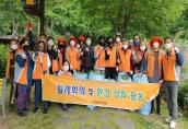 양정동 통정회 꽃단지 가꾸기 및 마을골목 깔끔이 활동 실시